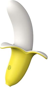Juguetes sexuales pareja-Vibrador lindo pequeño plátano punto ...