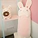80-120cm Bunny Long Pillow Gefüllte Cartoon Cute Winkle Eyes Kaninchen Schlafbein Kissen Nap Nap Pillow für Mädchen Geburtstag ca.80cm closeeyespillow