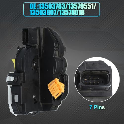 Image of uxcell No.13503783 Rear Left Door Latch Lock Actuator Assembly for Chevy Cruze 2011-2014 for Chevy Equinox 2010-2015 for Chevy Malibu 2013-2015