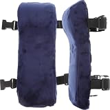 JEWEDECO 2 Stück Atmungsaktive Weiche Armlehnenpolster aus Memory Schaum Ergonomisch Geformt...