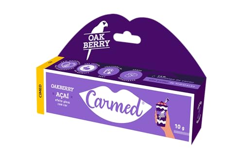 Carmed Oakberry Açaí Hidratante Labial com cor 10g