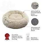 FuzzBall-Fluffy-Luxe-Pet-Bed-Calming-Donut-Cuddler–Machine-Washable-Waterproof-Base-Anti-Slip-for-Small-Dogs-and-Cats-up-to-25lbs
