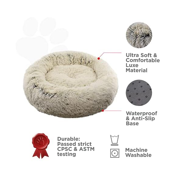FuzzBall-Fluffy-Luxe-Pet-Bed-Calming-Donut-Cuddler–Machine-Washable-Waterproof-Base-Anti-Slip-for-Small-Dogs-and-Cats-up-to-25lbs FuzzBall-Fluffy-Luxe-Pet-Bed-Calming-Donut-Cuddler–Machine-Washable-Waterproof-Base-Anti-Slip-for-Small-Dogs-and-Cats-up-to-25lbs