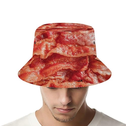 Image of Food Golden Corn Bucket Hats Unisex Washed Cotton Lightweight Outdoor Summer Beach Sun Hats Men Women Bucket Hat for Travel