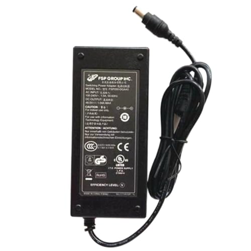 Cargador FSP 48V 1.04A Adaptador de Corriente para Grabador NVR y Monitoreo PoE Cable AU 2