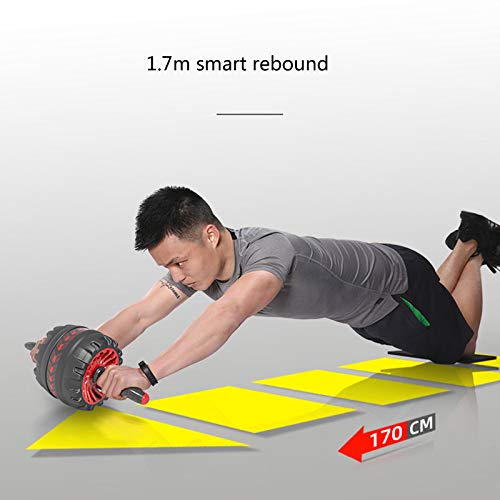 Roller-Home Dispositivo de Treinamento Ab Core, Equipamento de Exercícios Ab Roda Ab para Academia D