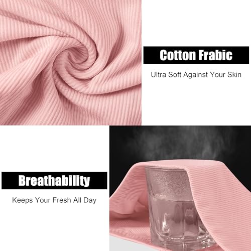 Image of Womens Underwear Full Coverage Panties for Ladies Soft Breathable Cotton Briefs High Waisted Hipster
