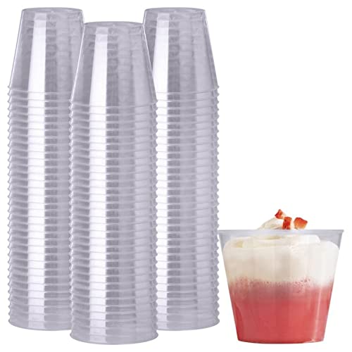 Urban Trends Shot Glasses, Plastic Shot and Desert Glass, Strong Durable Hard Plastic, Quality Crystal Clear Shot Cups Reusable (Clear, 50)