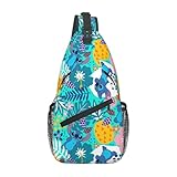Gxnnq Sling Bag,Stitch Crossbody Sling Backpack Travel Hiking Chest Bag Daypack For Purses Shoulder Bag Women Men'S