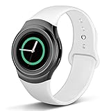 Compatible Gear S2 Band, Soft Silicone Straps Sport Bands Adjustable Replacement Wristband Watch...