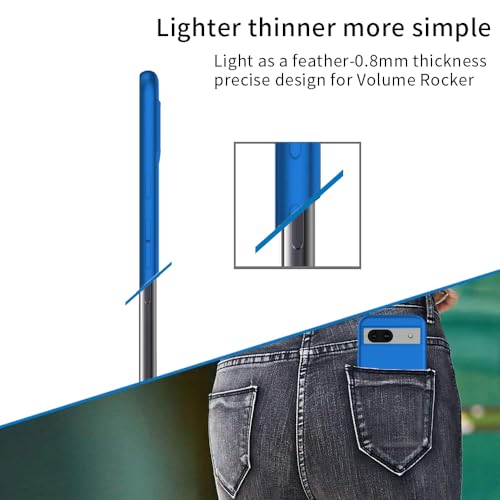 Image of X-level for Pixel 8A Case, Slim Fit Ultra-Thin Soft Flexible TPU Light Cases [Guardian Series] Anti-Slip Matte Finish Coating Silky Touch Protective Phone Back Cover for Pixel 8A -Blue