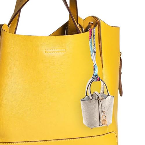 Image of Bag Charm for Handbags Decoration,Mini Leather Bag Keychain,Fashion KeyChain Accessory For Handbags Purse