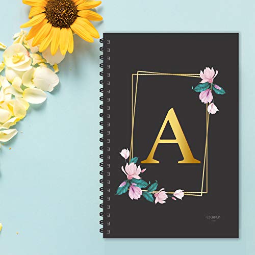 Image of ESCAPER A Letter Notebook (Ruled - A5), A Initial Notebook, A Alphabet Notebook, Diary Notepad, Diary for Boys, Diary for Girls