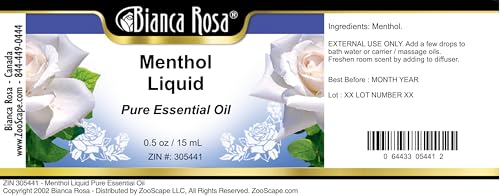 Aceite Esencial Puro de Menthol Líquido 0.50 oz miniatura 4