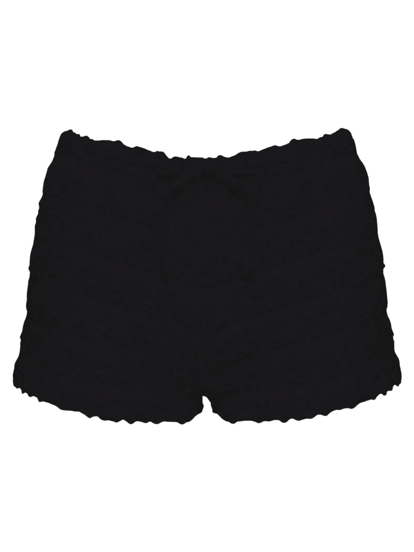 BEAUDRM Women's Y2k Ruffle Shorts Ruched Textured Low Waist Bloomers Cute Mini Micro Shorts Rave Party Going Out Pants