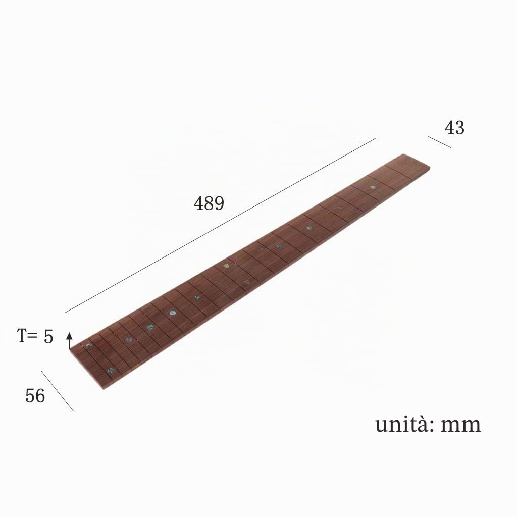 perfk Sostituzioni Squisite Della Tastiera Della Tastiera Della Chitarra Elettrica, 24 tasti