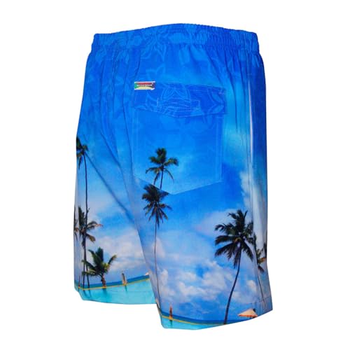 Weekender Men's Print Swim Trunk Palms Away2