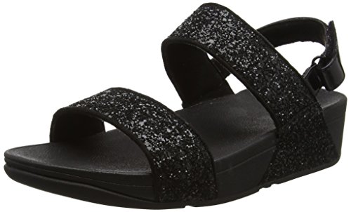 Fitflop Sandalo Glitterball, Open Toe Donna, Nero