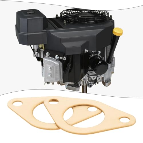 Image of 2Pcs Intake Manifold Gasket Lawn Mower Engine Gasket 11061-7019 Compatible with Kawasaki FH451V FH500V FH541V FH580V Yellow