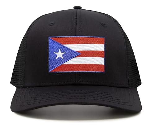 Image of International Tie State Hat for Men and Women, Adjustable Snapback Trucker Baseball Cap with Embroidered Patch