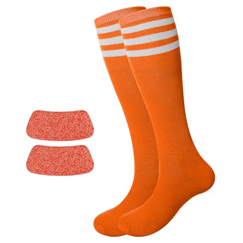 Image of Panitay 2 /12 /16 /24 Pairs Softball Soccer Socks Glitter Eye Black Stickers Team Spirit Accessories for Youth Women Sport Wear