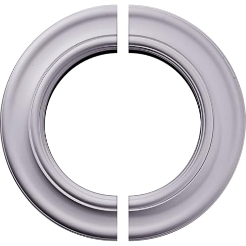 Image of Ekena Millwork CM20HO2 20 7 /8 inchOD x 12 7 /8 inchID x 1 inchP Holmdel Ceiling Medallion, Fits Canopies up to 12-7 /8 inch, 2 Piece