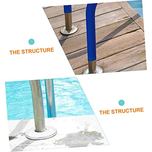 Cubierta decorativa inoxidable para escalera de piscina miniatura 4