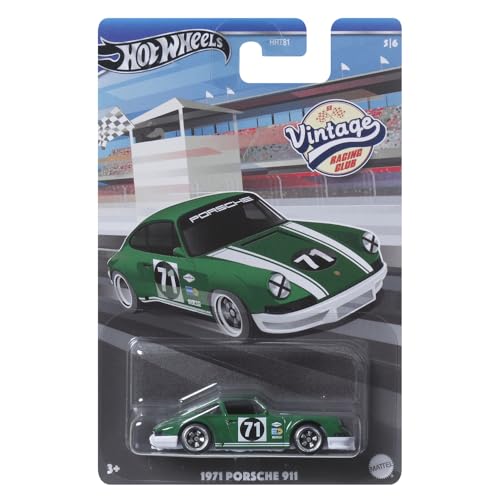 Vehículo de colección Hot Wheels verde escala 1:64 miniatura 5