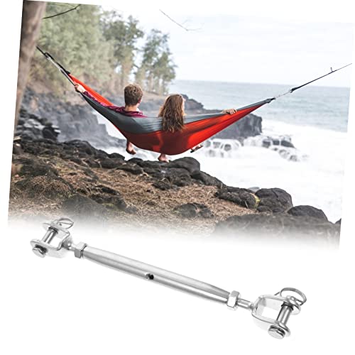 1Pc Cerrado Cuerpo Tensor Tornillo para Cable Resistente para Montañismo Camping y Uso al Aire Libre Superficie Lisa y Fácil miniatura 3
