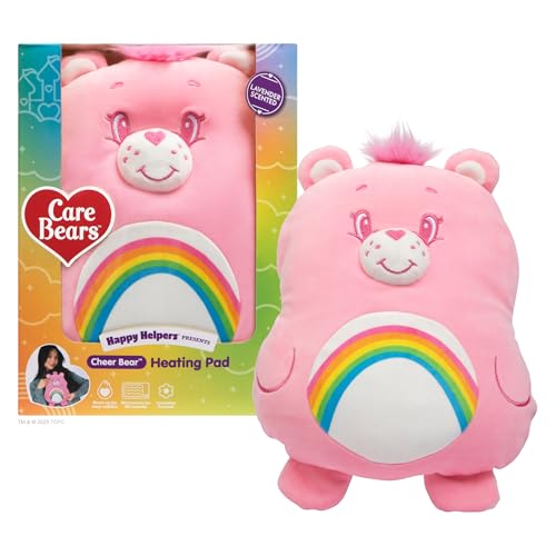 Image of Happy Helpers Cheer Bear By Relatable, Cozy Comfort That's Anything But Boring, Get Relief with This Plush Heating Pad for Period Cramps and Body Pain, Includes 1 Microwavable Cheer Bear Heating Pad
