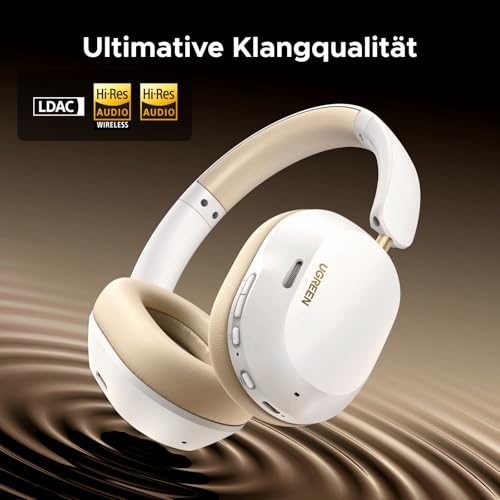 UGREEN Kabellose Kopfhörer, Bluetooth 5.4, mit Geräuschunterdrückung, kompatibel mit iPhone...