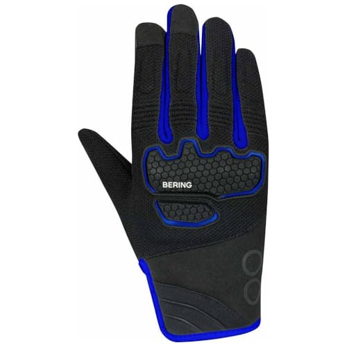 BERING Breeze Mesh Damen Motorrad Handschuhe, schwarz/blau, S