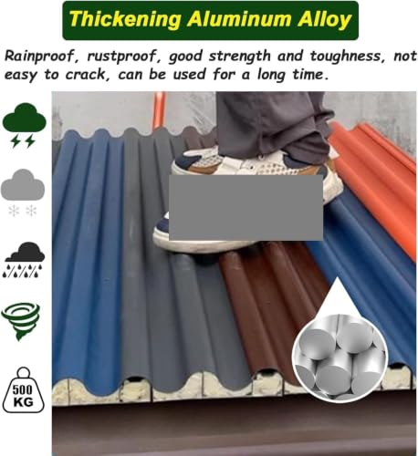 Paneles de aluminio para cubiertas con núcleo aislado gris, máxima resistencia 3