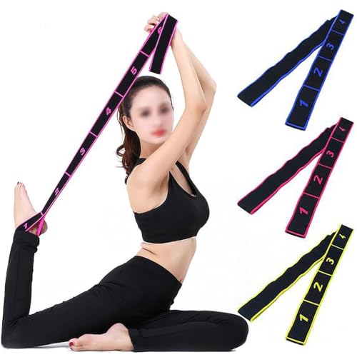 3 Stück Fitnessband mit Schlaufen, Theraband für Krafttraining...