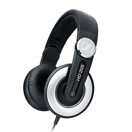 Image of Sennheiser HD 205 Wired Over Ear Headphones without Mic (Black)