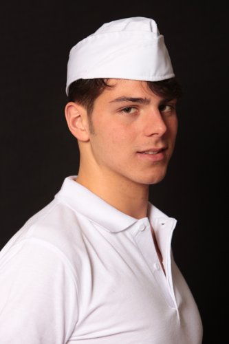 FRATELLIDITALIA Sombrero sobre bicolor cocinero pizzaiolo catering pastelero Cocina Unisex