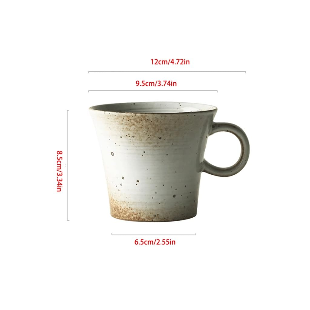 ENGENDER Tazas Cafe Taza Retro Hecha A Mano, De Café A, Té, Agua Cerámica, Loza Mug Cups(1)