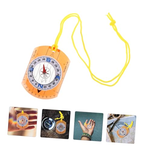 Brújula de supervivencia portátil BESPORTBLE para camping miniatura 7