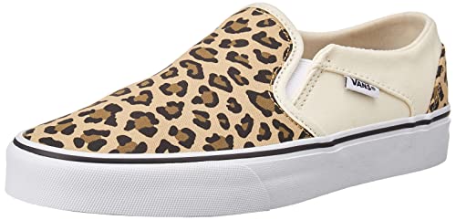 Vans Femme Asher Baskets, Léopard Blanc Antique, 36.5 EU