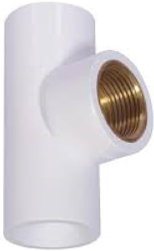 UPVC Tee Pipes and Fitting Systems (1/2", 3/4", 1 1/4" , 1 1/2", 2 ") (1 1/4 inches, Pack of 5)