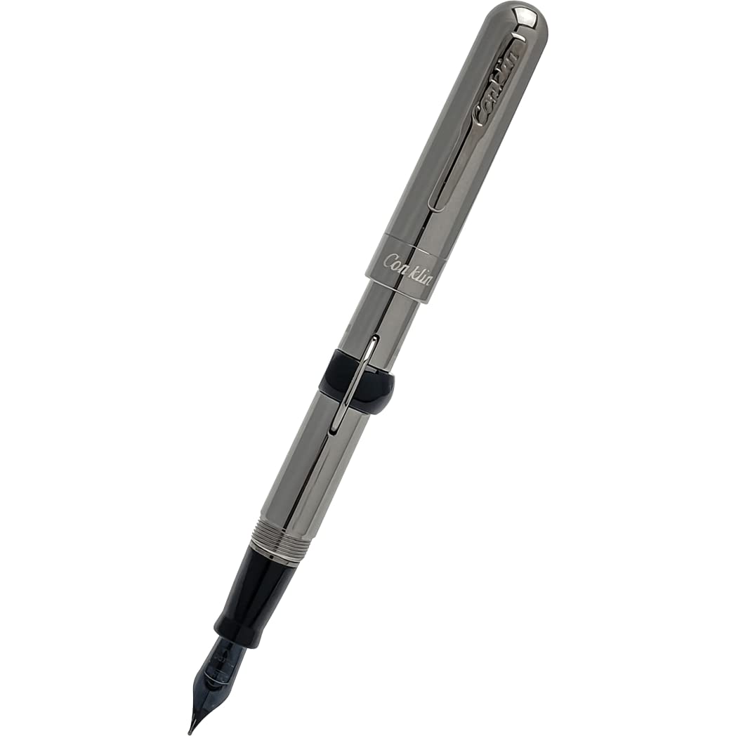 Conklin Mark Twain Gunmetal Crescent Ltd Ed (1898) FP - F