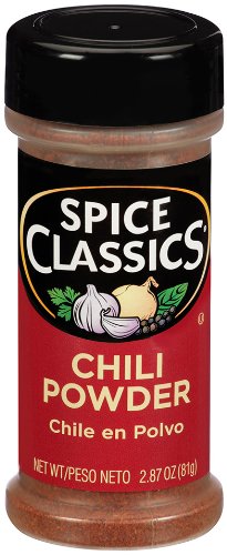Spice Classics Chili Powder, 2.87 oz (Case of 12)