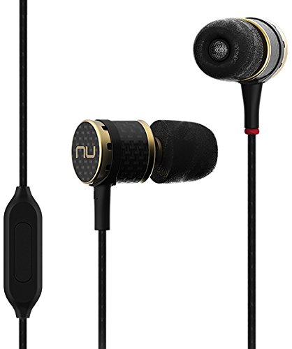Optoma NuForce NE800M Superior Performance Carbon Fiber Earphones with Inline Remote and Mic
