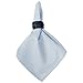 DII Solid Pastel Napkin Set Cotton, Machine Washable, 20x20 Inch, Light Blue, 6 Count
