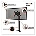 Monitor Mount with Single and Dual Monitor Arm Components, Attaches Using Grommet or Clamp Fixture, VESA Bracket, Black, Victor DC002