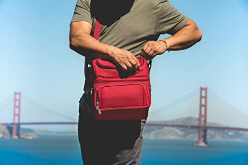 Image of PICNIC TIME NFL unisex-adult NFL Pranzo Lunch Bag, Insulated Lunch Box with Picnic Set, Lunch Cooler Bag