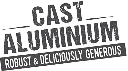 image for T-fal H1204054 Cast Aluminum 26cm Non-Stick Grill Pan/Griddle, PFOA Fr