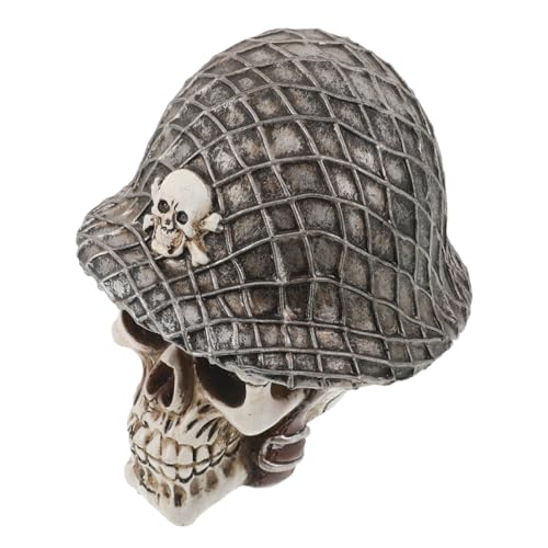 Sculpture de squelette pirate résine pour décorer Halloween sans casser