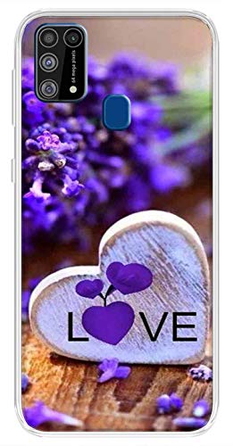 Image of Amazon Brand - Solimo Designer Multicolor Floral Bluebell Love Printed Soft Back Case Mobile Cover for Samsung Galaxy M31 / M31 Prime / F41