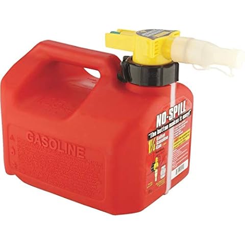 No-Spill Gas Can - 1.25 Gallon/Red Cover